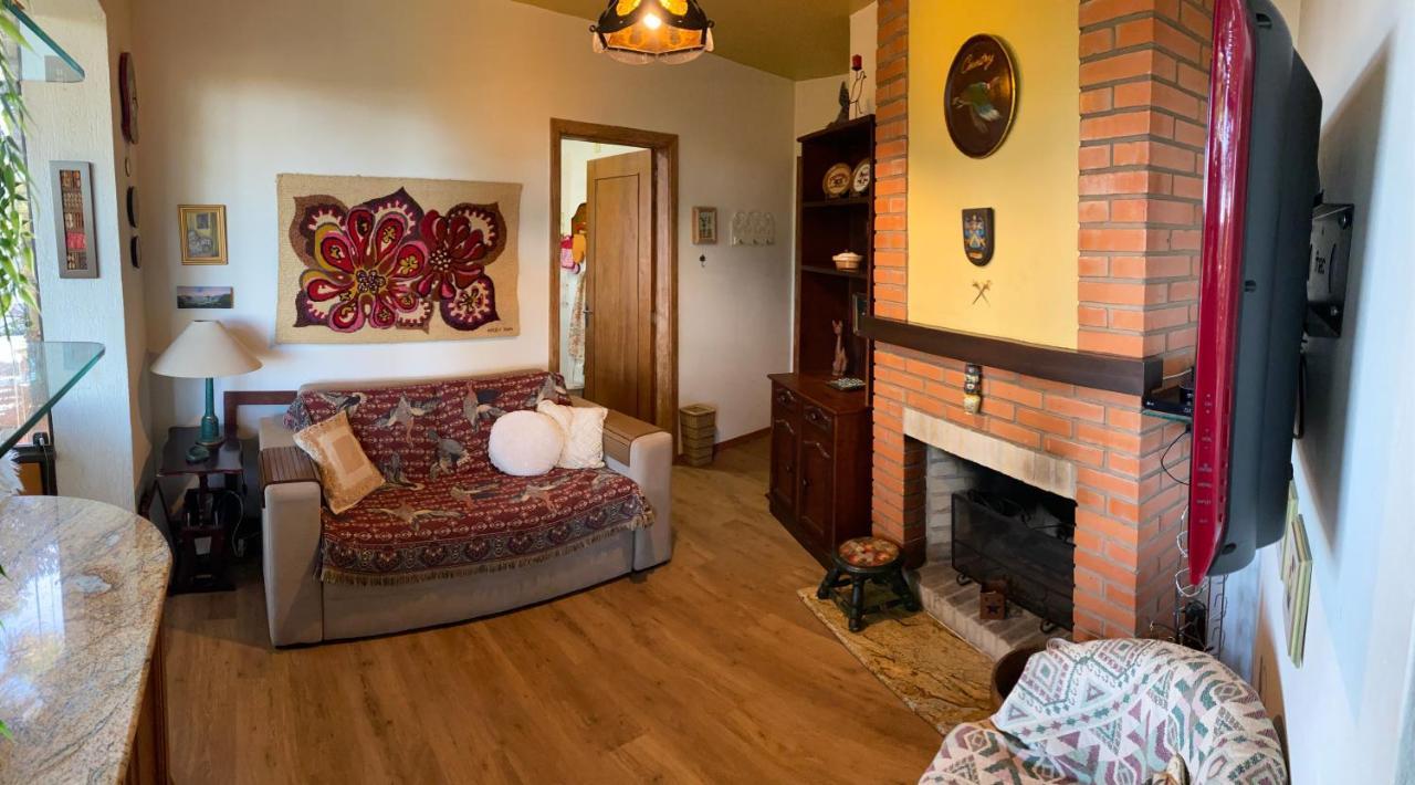 Vista inspiradora em uma localização imbatível! Apartamento Gramado Exterior foto